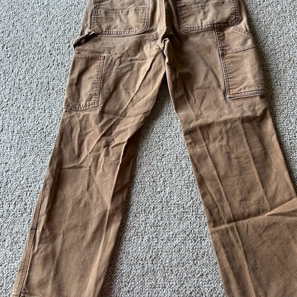 Carhartt Men's Relaxed Fit Duck Utility Work Pant 32x30 – Brown, Distressed - Picture 7 of 10